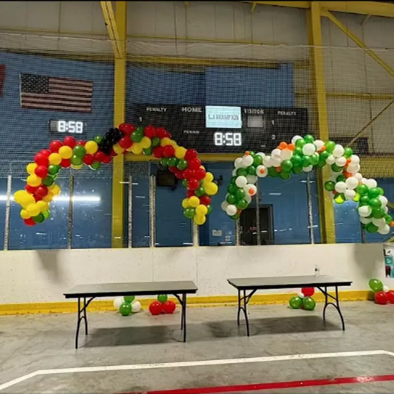 Organic Balloon Garlands — balloon setup by Gubaarewala
